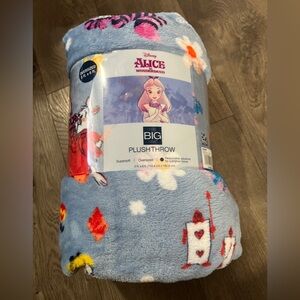 Disney Alice In Wonderland The Big One Plush Throw New